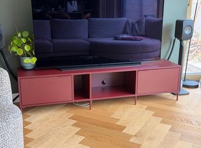 NEW Premium Custom TV Stand / Sideboard Deep Burgundy Red (180cm)