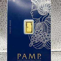 1gram Fine 9999 Gold Bullion Pamp Bar.