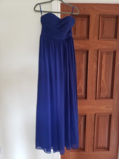 Bridesmaid dress royal blue