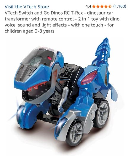 Switch & Go Dino Dash the T-Rex x 2