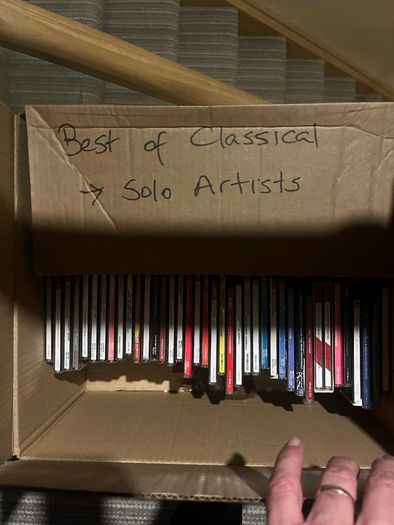 Music CDs.  Beethoven. Mahler. Strauss. Handel. Bach. Vivaldi. Haydn.