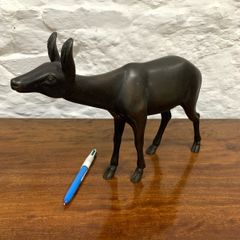Beautiful bronze deer figure.