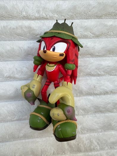 Jakks Pacific Netflix Sonic Prime Gnarly Knuckles Boscage Maze approx. 14 cm. Used Please see photos