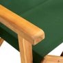 Director's Chairs 2 pcs Solid Acacia Wood Green Image 8