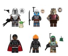 [6-Pack] The Mandalorian: Star Wars Minifigure Bundle