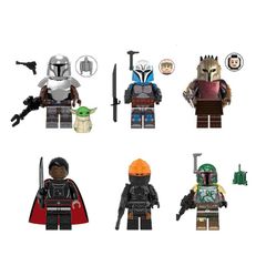 [6-Pack] The Mandalorian: Star Wars Minifigure Bundle
