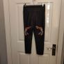 WOMAN POWER Black Spandex Leggings, size S Image 2