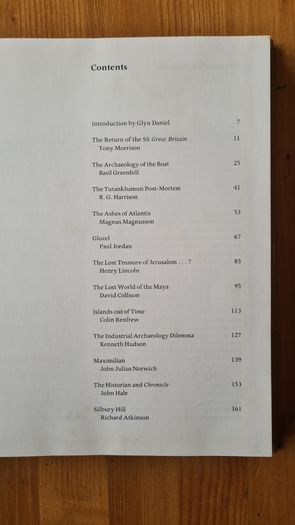 Chronicle. Essays From Ten Years Of Television Archaeology Bbc. TV. FIRST EDITION 1978.Hardback With Dustjacket In Very Good Condition. Large Volume Book.