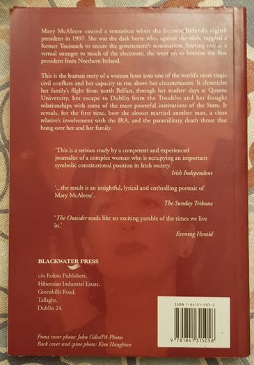 Mary McAleese: The Outsider - An Unauthorized Biography by Justine McCarthy