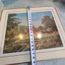 Clover Leaf Coasters Don Vaughan Landscapes England Boxed Set of 6 Vintage Cork Clover Leaf Image 2