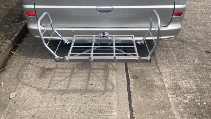 Hitch Mounted Cargo Rack