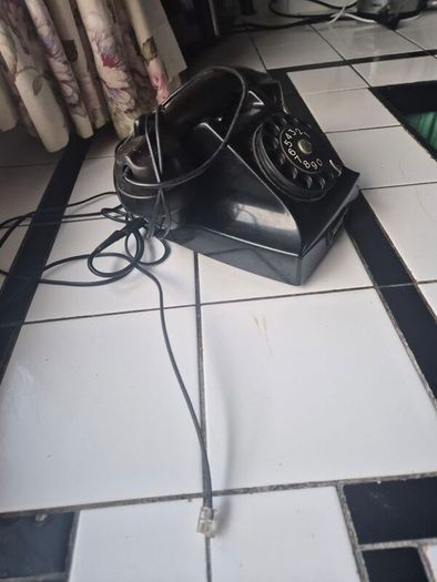 Vintage Ericsson Bakelite Rotary  Desk telephone