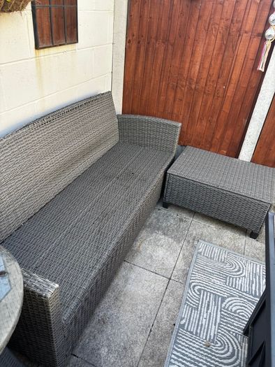 Garden corner sofa