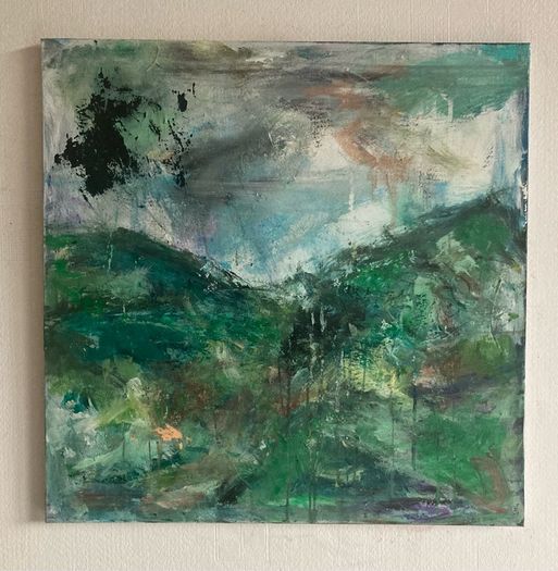 Large Original Painting Original Irish Landscape Framing Option The Wicklow Way Irish Valley Art Wicklow Dublin Kerry Original Irish Art