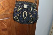 Ladies embellished navy handbag NEXT brand