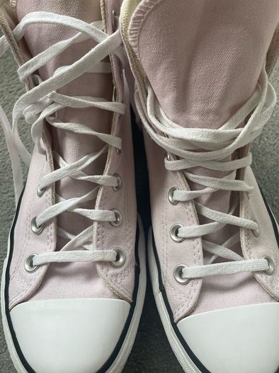 pink converse, size 6.5