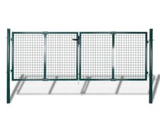 Garden Mesh Gate Fence Door Wall Grille 289 x 75 cm / 306 x 125 cm