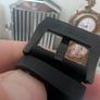 (USSR) Typhoon Automatic Men Watch with Black Dial and Black Rubber Strap Image 5