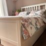 Double bed Ikea Hemnes with drawers Image 2