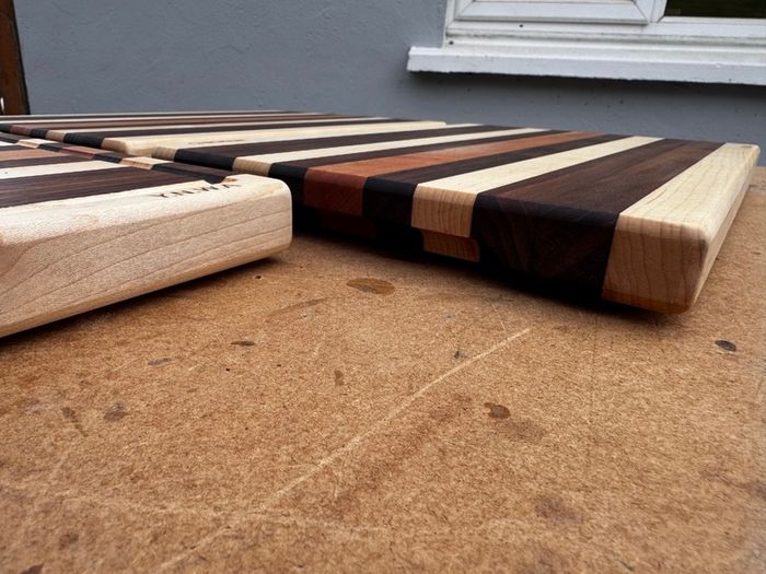 Handmade Solid Wood Chopping Boards - Walnut, Maple & Cherry