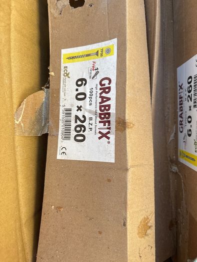 500 x Timber Screws 6.0x 260- reduced