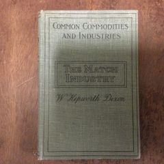 Book ( The Match Industry) Antique. ( Reduced)