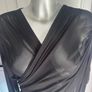 Shein black mesh wrap long sleeve blouse size UK10/12 Perfect condition Postage included Image 3