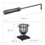 XL fire basket with base plate Image 2