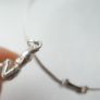 Vintage 925 Sterling Silver bangle with charm Image 8