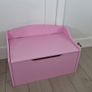 Pink Wooden Toy Box Image 2