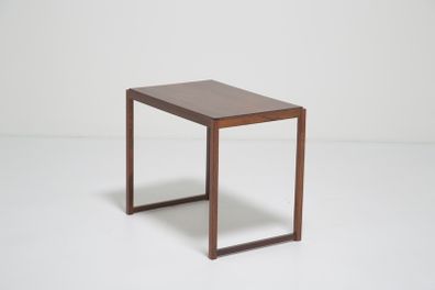Vintage Danish Minimalist Rosewood Side Table, 1960s.