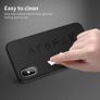 Liquid Silicone Case For iPhone XS Max Luxury Thin ShockProof Soft Phone Cover Black - FHT1IPXSMLK Image 6