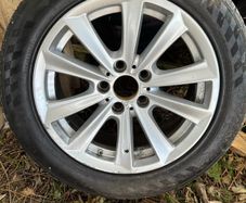 Bmw alloys 5x120 new run flat tyres