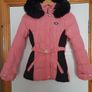 girls river island pink coat Image 8