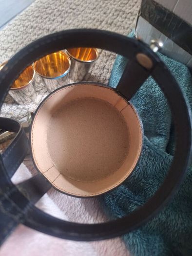Rare West German Duo Flask and Cups