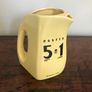 Antique Original French Pastis 51 Yellow Ceramic Water Jug Image 5