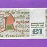 Irish one pound punt notes Image 3