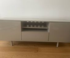 TV Bench with doors and drawer