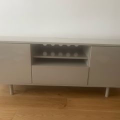TV Bench with doors and drawer