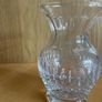 Galway Irish Crystal Vase Clear Marked Image 3