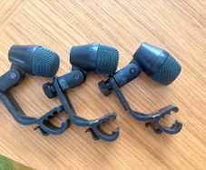 Sennheiser E904 Drum Mics Set of 3 Working Road Worn