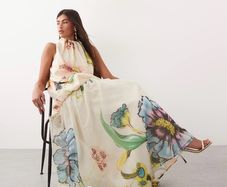 Asos design floral maxi dress
