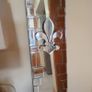 Retro "Flor de Lis" Faceted French Mirror Image 2