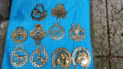 Irish Horse Brasses x  10