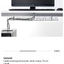 Ikea cable management trunking horizontal Image 2