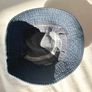 ELLE Women's Ladies Denim Bucket Hat Image 4
