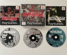 PlayStation 1 PS1 Metal Gear Solid  Special Missions PAL Europe 3 Discs 2 Manuals Complete