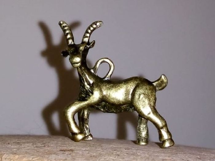 Metal Goat Figure
