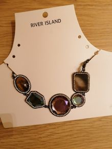 Jewellery Necklace New on Card River Island