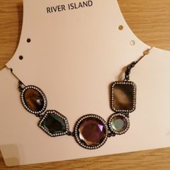 Jewellery Necklace New on Card River Island